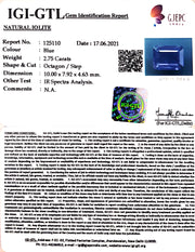 3.05 Ratti Natural Iolite With Govt. Lab Certificate-(1221)